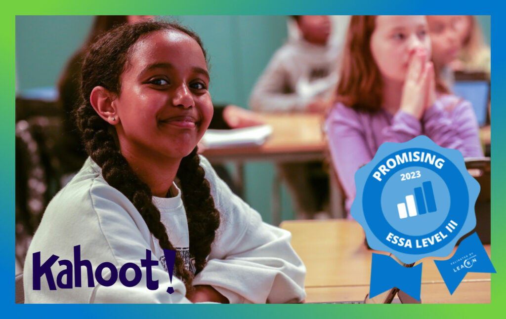 Kahoot! earns Level III Certification for Alignment with ESSA, proving requirements for positive student learning outcomes A recent independent study from LearnPlatform by Instructure confirms Kahoot! satisfies Every Student Succeeds Act (ESSA) Level III certification requirements.