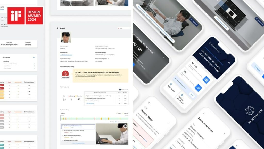 EDINT wins iF Award 2024 for Proctormatic, a mobile-based AI proctoring service