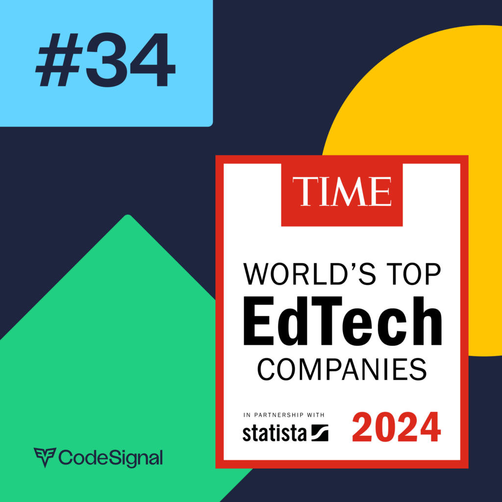 CodeSignal Named One of the World's Top EdTech Companies in 2024