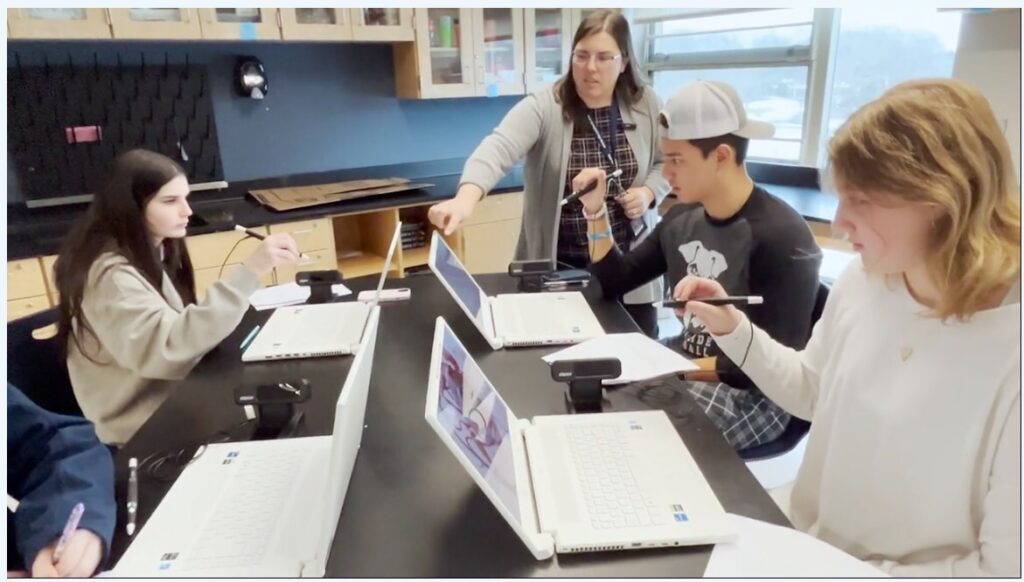 Expansion of Content on AR/VR Laptops Include Math Island, Supporting Learning of STEM and CTE Topics